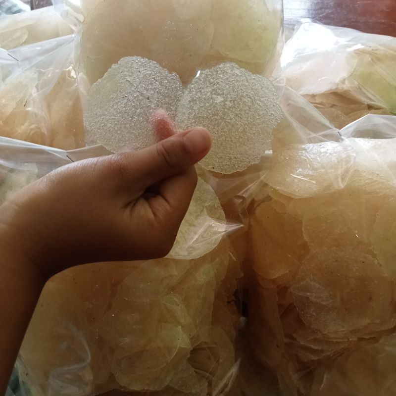 

kripik kaca bulat per 1 kg