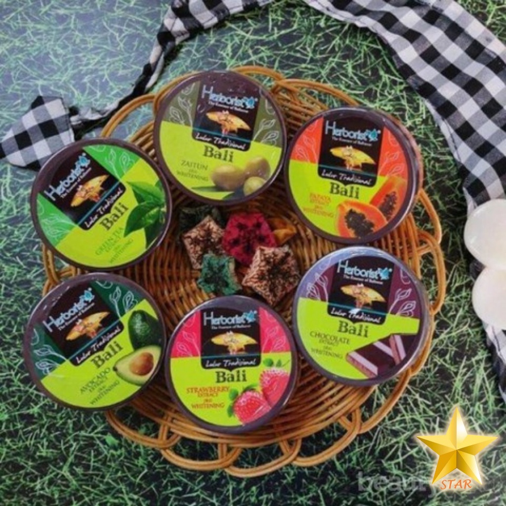 Herborist Lulur Tradisional Brightening Body Scrub Bali 100 gr / 200 gr