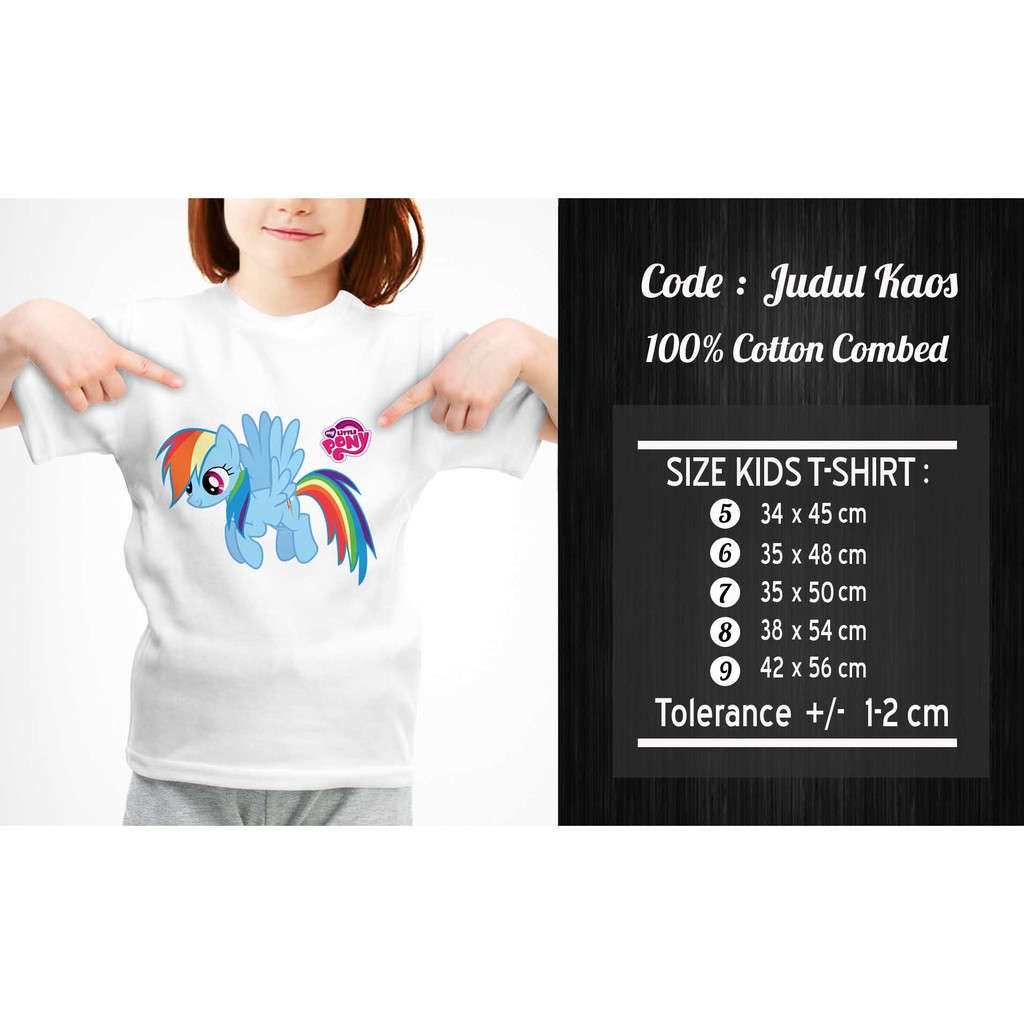 [FREE NAMA !!] Kaos Dewasa / Baju Dewasa My Little Pony