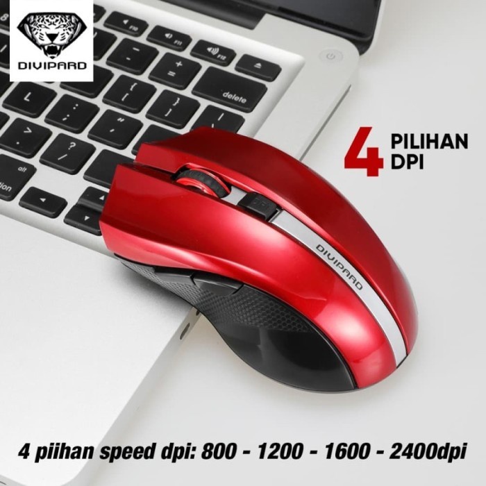 Mouse Wireless Divipard X8 Mouse 2400DPI Silent Mode