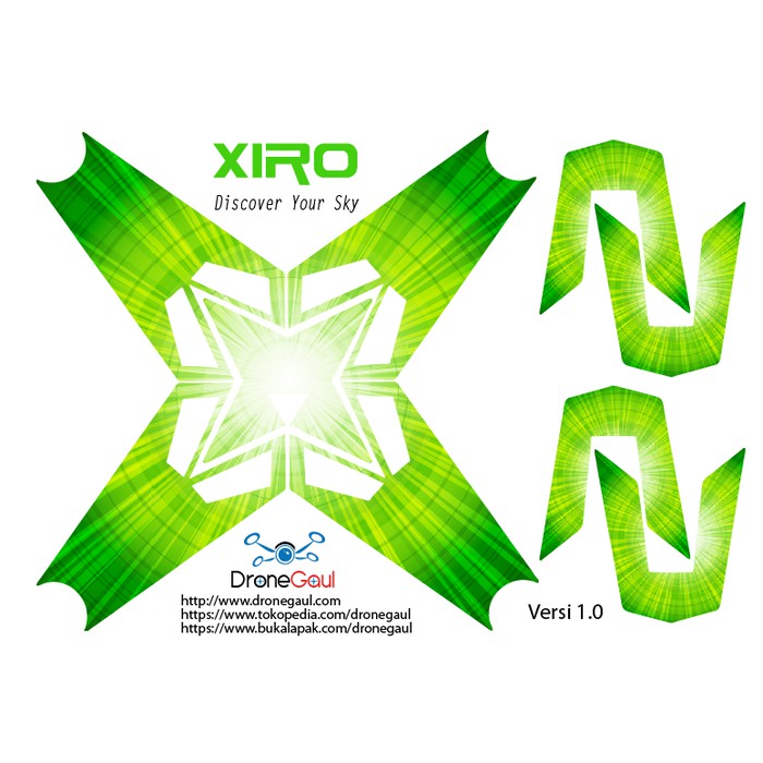 Sticker Drone Xiro Abstrak 11
