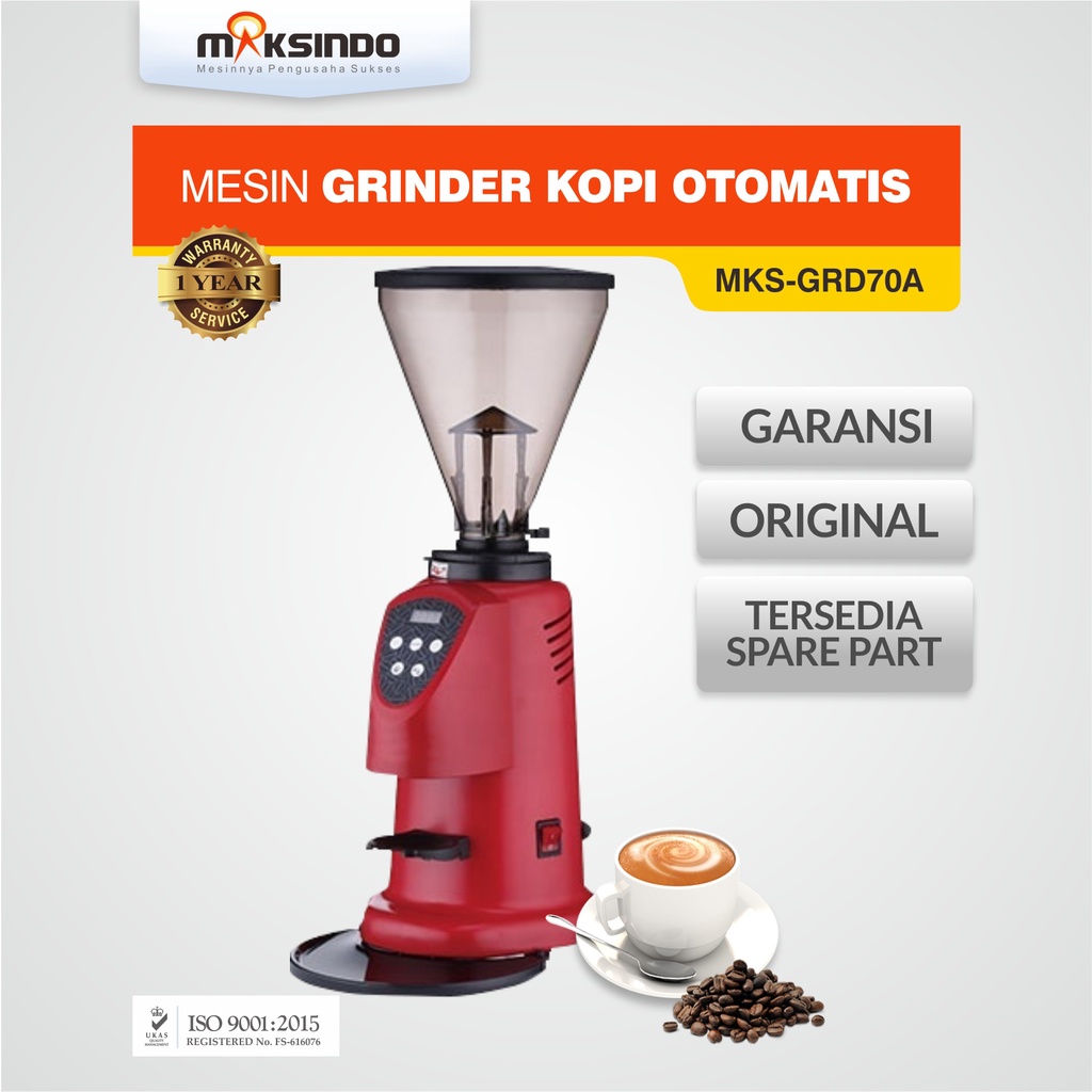 Mesin Grinder Kopi Otomatis – MKS-GRD70A
