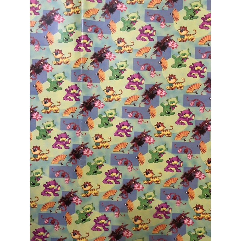 

Kertas Bungkus Kado Ulang Tahun Birthday Bday Wrapping Paper Sampul Karakter Animal Floral