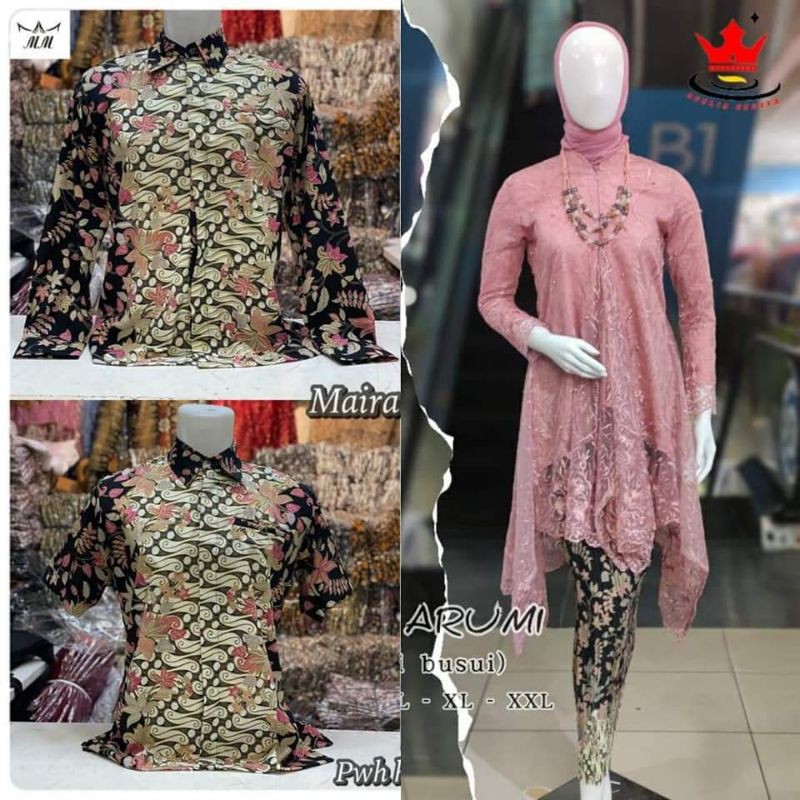 COUPLE KEBAYA BUSUI/COUPLE TUNANGAN/KEBAYA TUNIK TULLE/