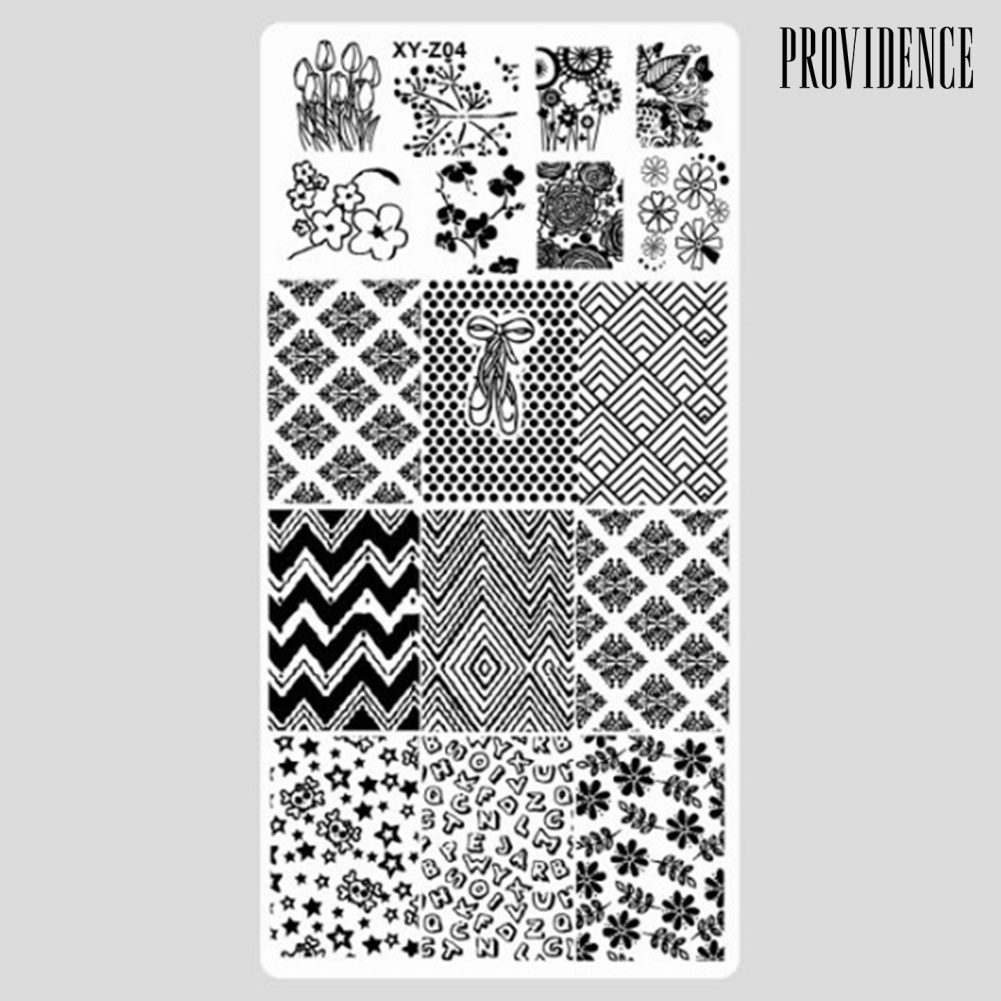 Providence Fashion Pattern Nail Art Polish Stamping Plates Templates Women Manicure Tool