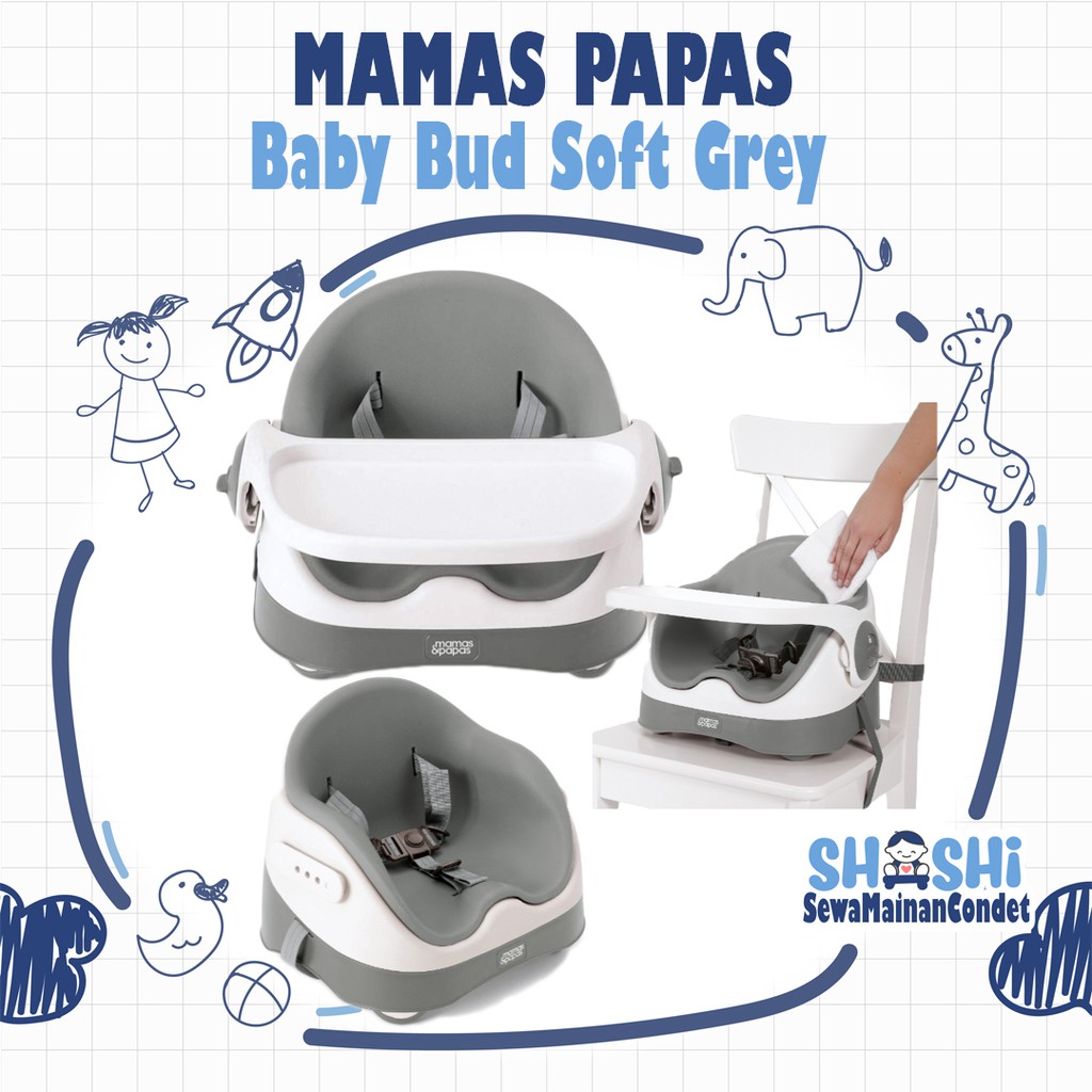 Sewa  Mamas Papas Baby Bud Soft Grey