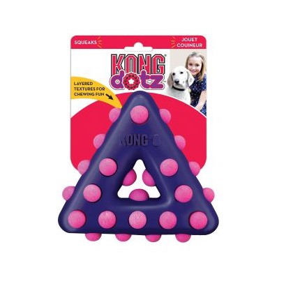 

KONG TDD13 Mainan Anjing Dotz Triangle LARGE