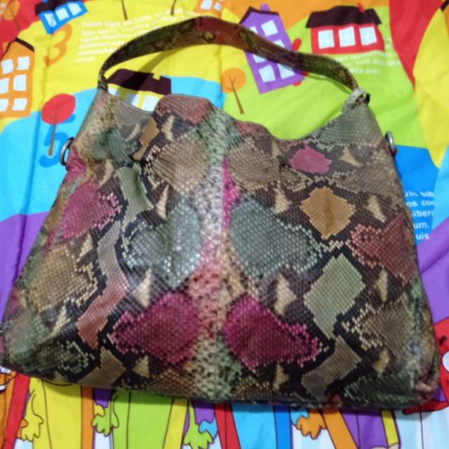 Snake skin tas