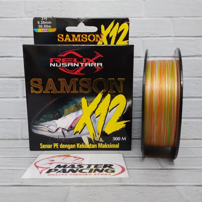 Senar Pe Relix Nusantara Samson X12 - Pe 3 - 300m