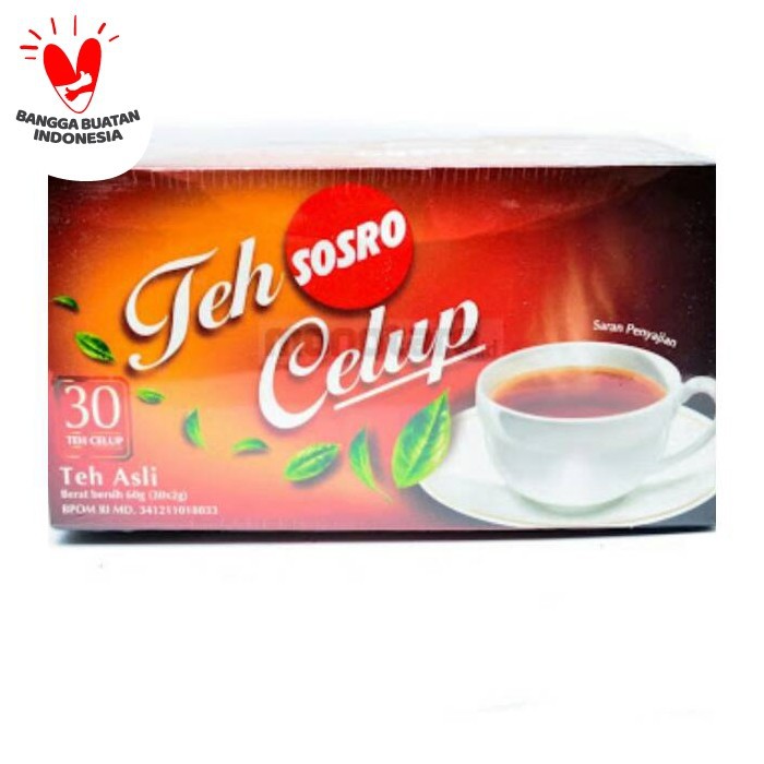 

Sorso Teh celup hitam 30 kantung celup