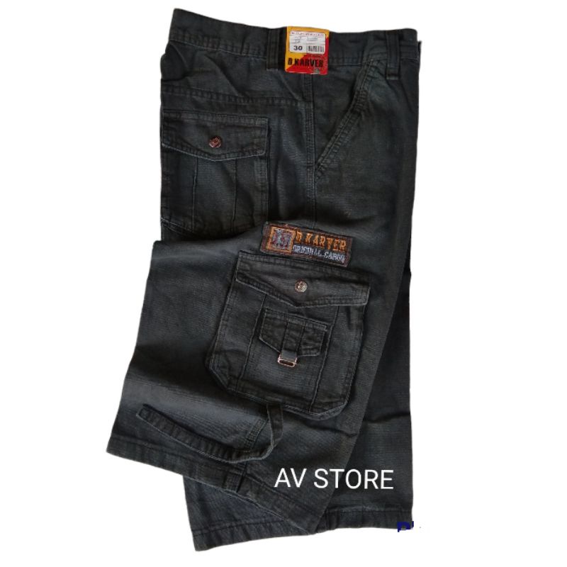 Celana Pendek Cargo Pria Bawah Lutut