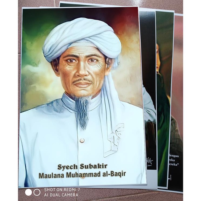 READY STOK SUDAH DILAMINASI POSTER UK: ARTPAPER 310G 32X47CM SYECH SUBAKIR BISA CUSTOM BISA COD