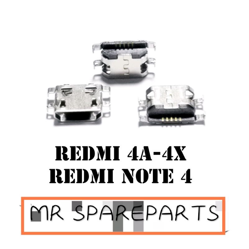 KONEKTOS CAS CONNECTOR CHARGER XIAOMI REDMI 4A / KONEKTOR CAS XIAOMI REDMI 4A / REDMI  4X / REDMI NOTE 4 ORI