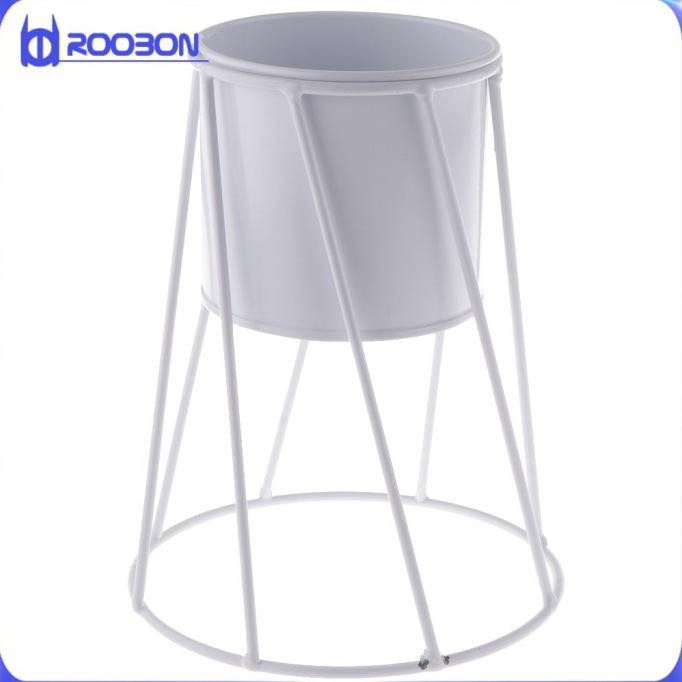 Rak Pot Bunga Sukulen Bahan Besi Warna Hitam Ukuran L Untuk Taman Alphareturns25