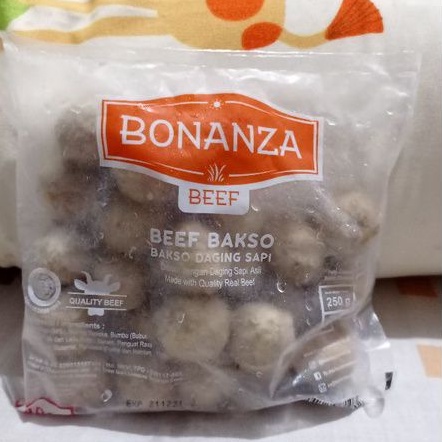 bakso sapi bonanza 500g /  250gr