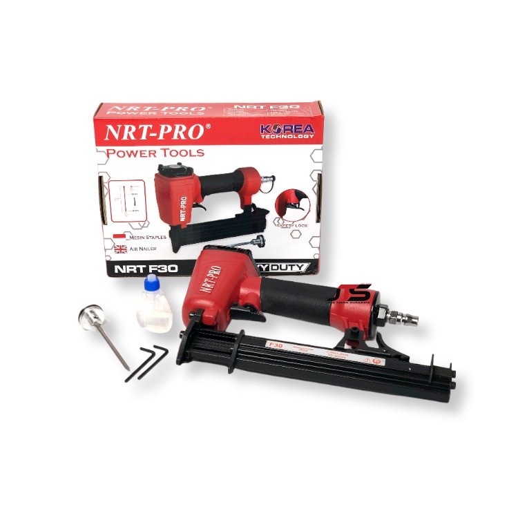 Jual Nrt Pro F Hd Air Nailer Gun Paku Tembak Lurus Staples Angin