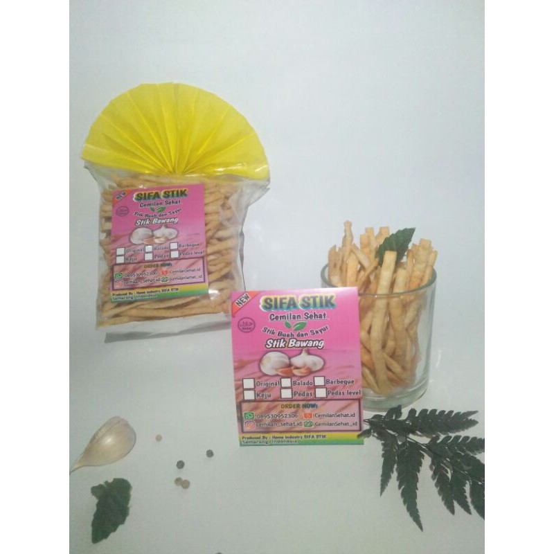 

CemilanSehat.id || STIK BAWANG GURIH KEMASAN 255 gram