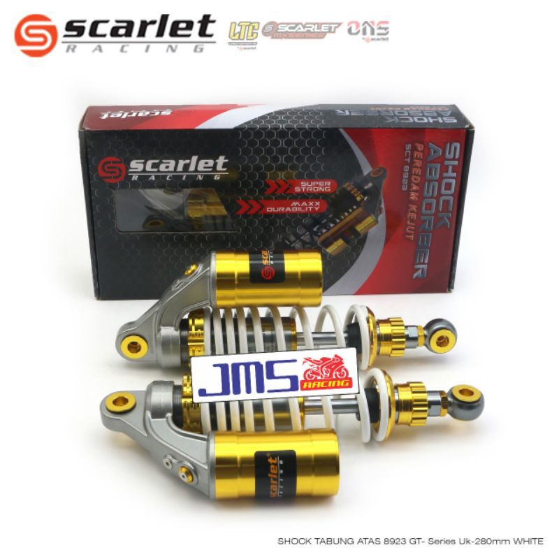 shockbreaker tabung belakang scarlet tabung aktip 340 tiger cb 150 supra x rxk mega pro verza blade