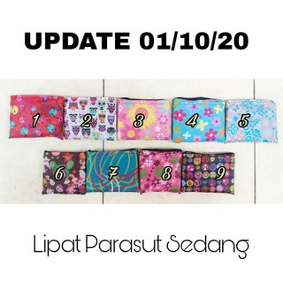 Tas Belanja Lipat Parasut Sedang Kecil Praktis Waterproof Tas Belanja Lipat Parasut Sedang Kecil Praktis Waterproof