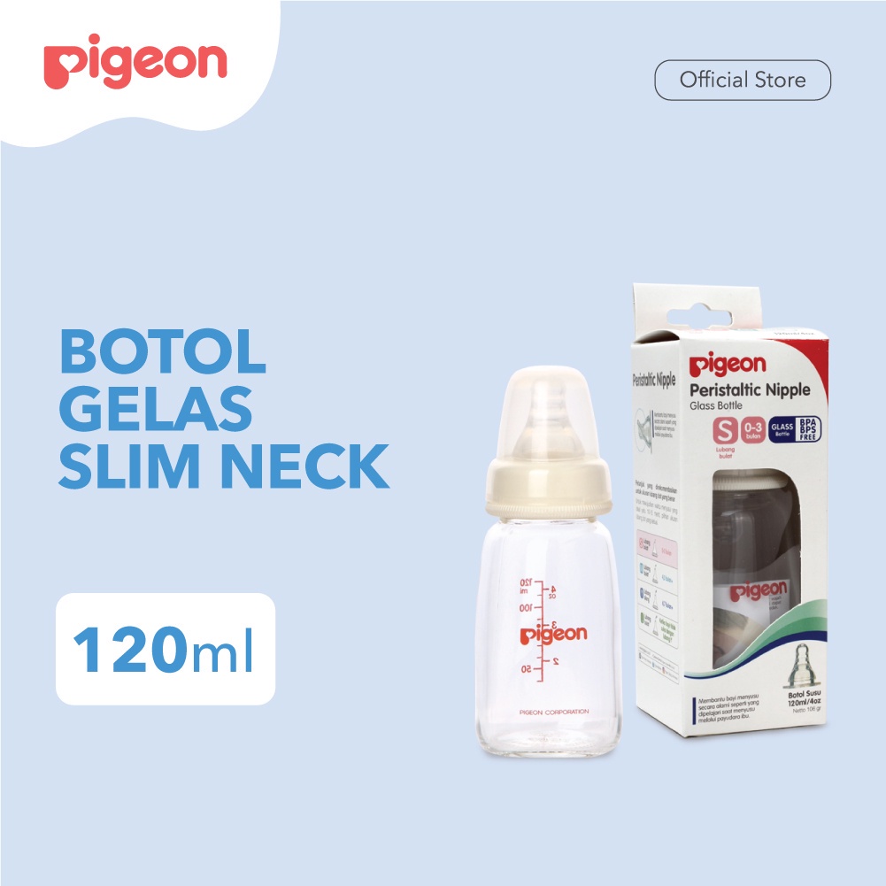 Pigeon Bottle Glass S Type Nipple