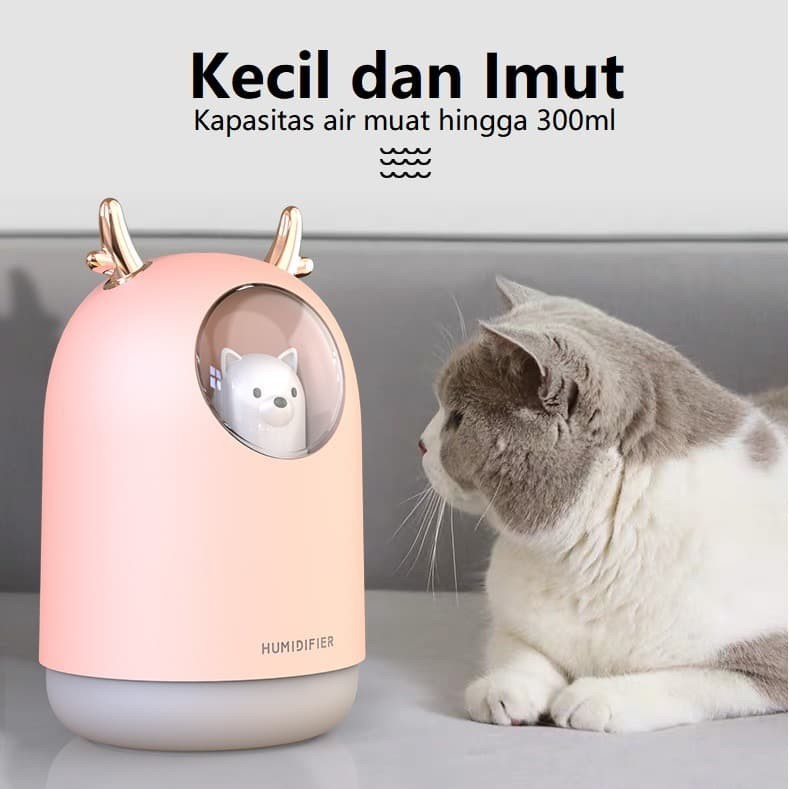 Aroma Theraphy CIJI Humidifier Oil Diffuser Air 300ML Ultrasonic - HAT300