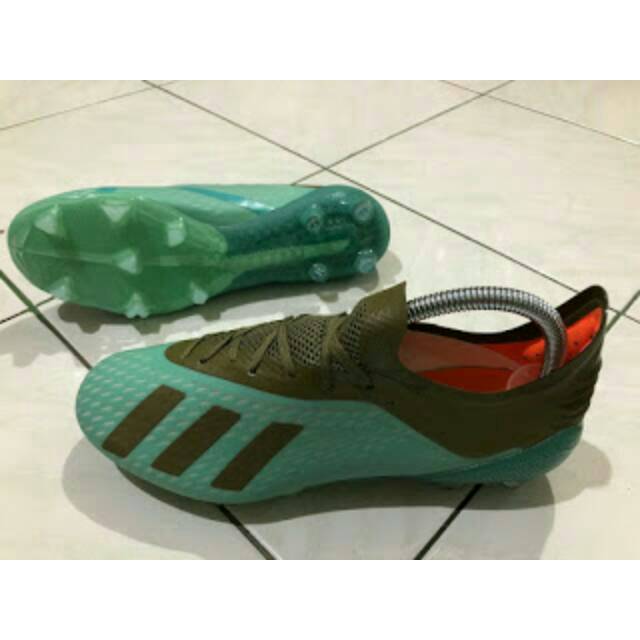 Sepatu Bola Adidas X18.1 FG - Raw Green