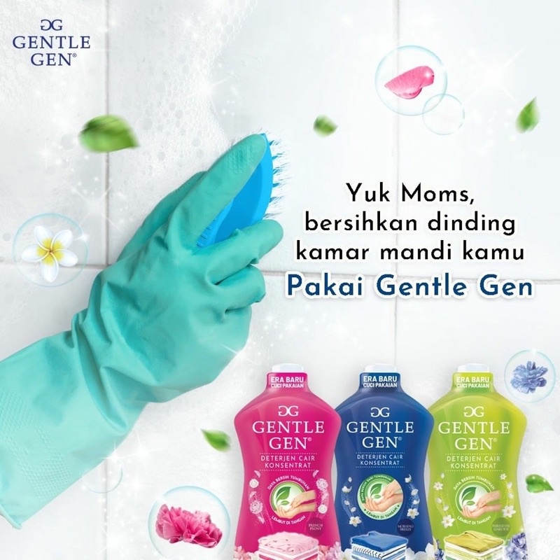 Gentle Gen Liquid 750ml Sabun Pakaian Cair Detergent Pengharum Ruangan Bahan Natural