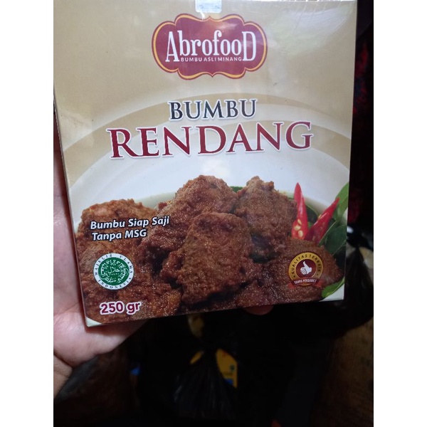 BUMBU RENDANG INSTAN ABROFOOD