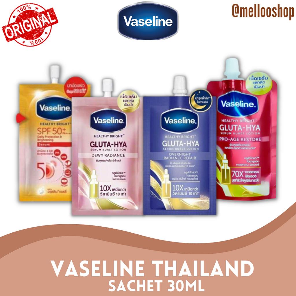Vaseline Gluta Hya Serum Burst UV Lotion - Sachet Travel Size
