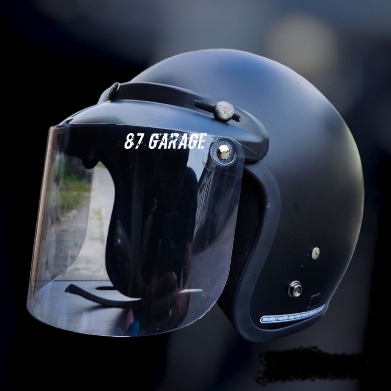 HELM BOGO RETRO SNI FULL LEHER