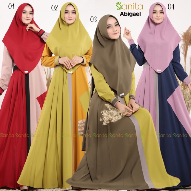 Gamis Syar'i Abigael by SANITA