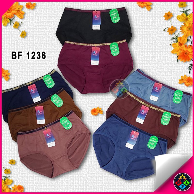 12pcs Cd wanita Premium Quality Oreo 1236 Cd wanita Berkualitas