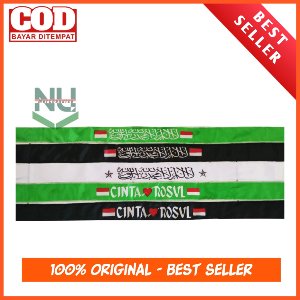 Terlaris Ikat Kepala Cinta Rosul / Ikat Kepala Murah / Ikat Kepala Tauhid / Ikat Kepala Murah
