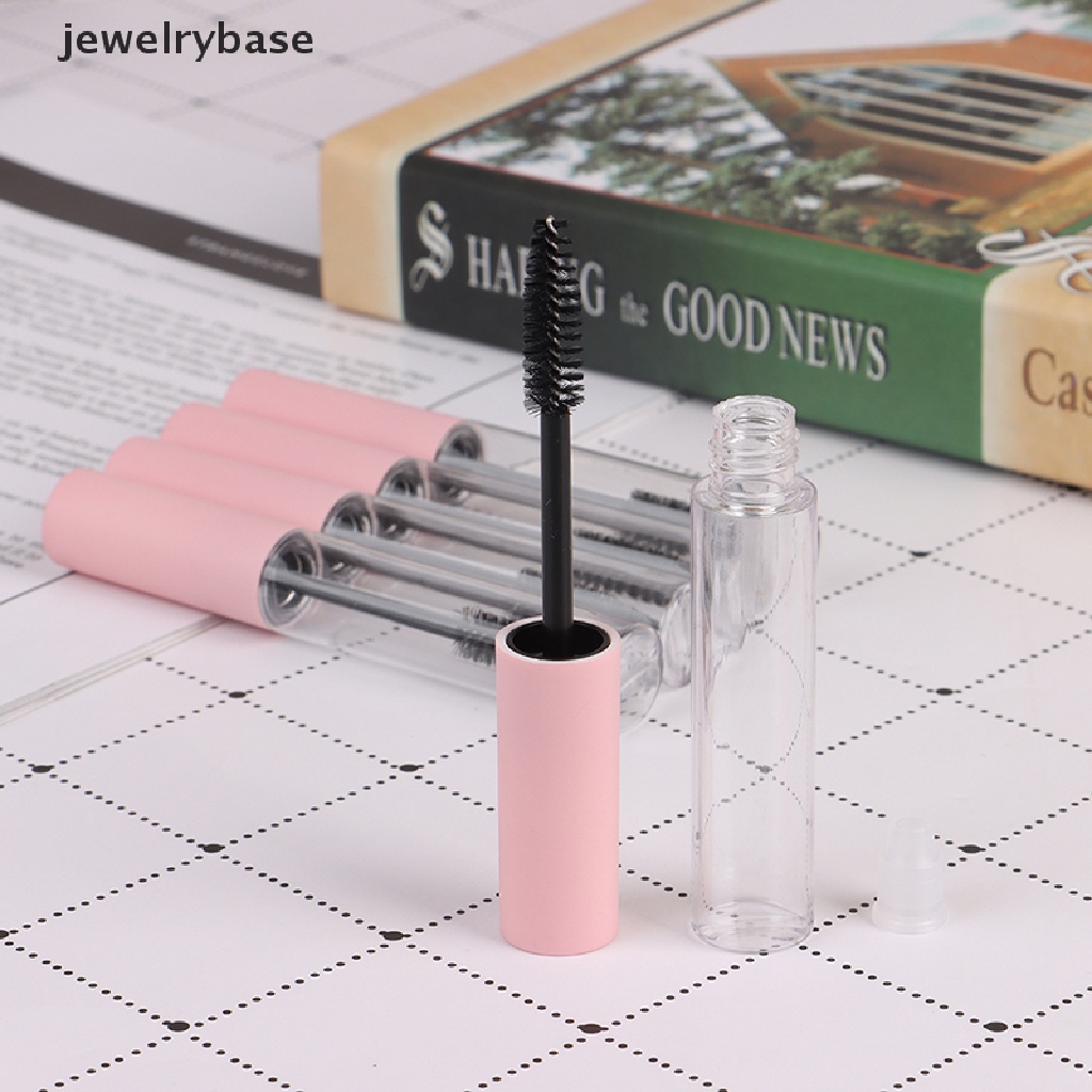 5 Pcs Botol Kosong Mini Transparan Ukuran 10ml Untuk Maskara