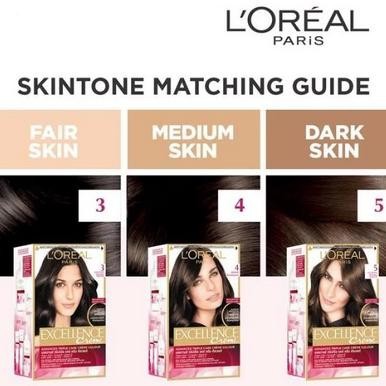 ★ BB ★ L'OREAL Paris Excellence Creme Hair Color - Cat Pewarna Rambut Permanen - LOREAL