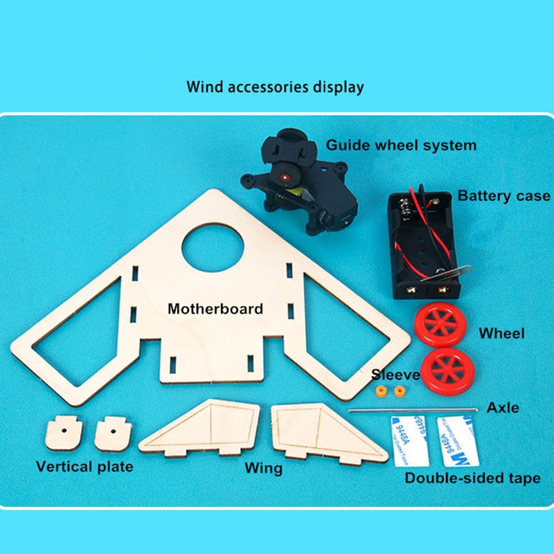 Mainan Edukasi Robot Mobil / Pesawat Handmade DIY Untuk Eksperimen Sains Anak