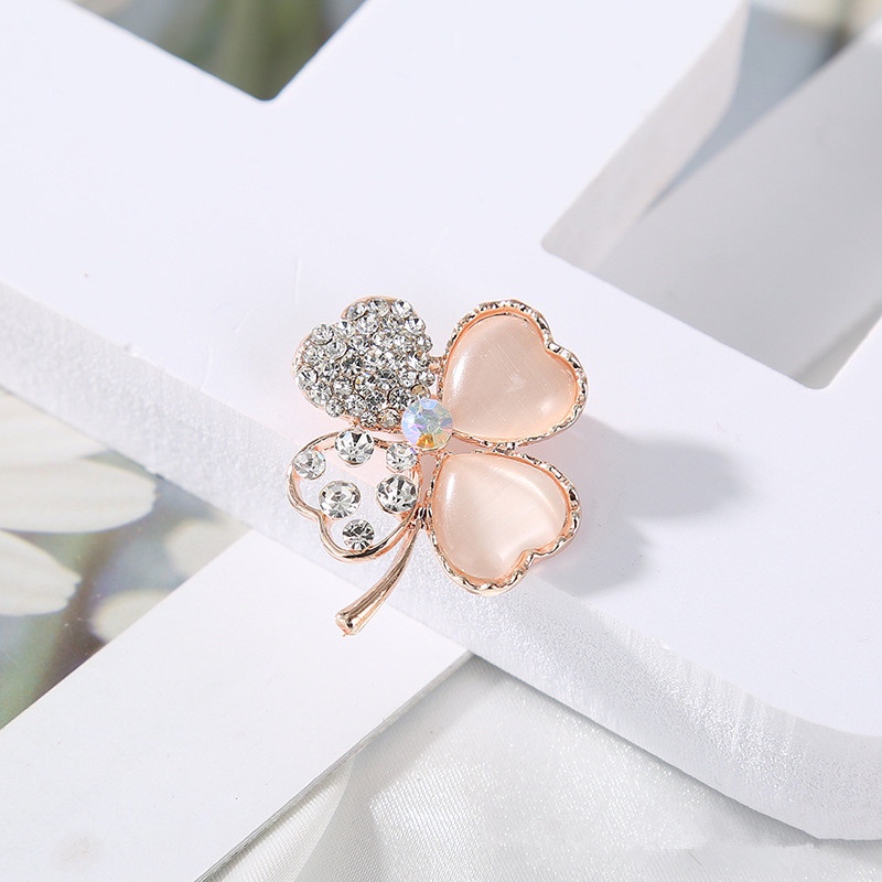 Ins Kepribadian Shiny Bros Berlian Imitasi Rusa Merak Bros Mutiara Unisex Bros Aksesoris indah-38#