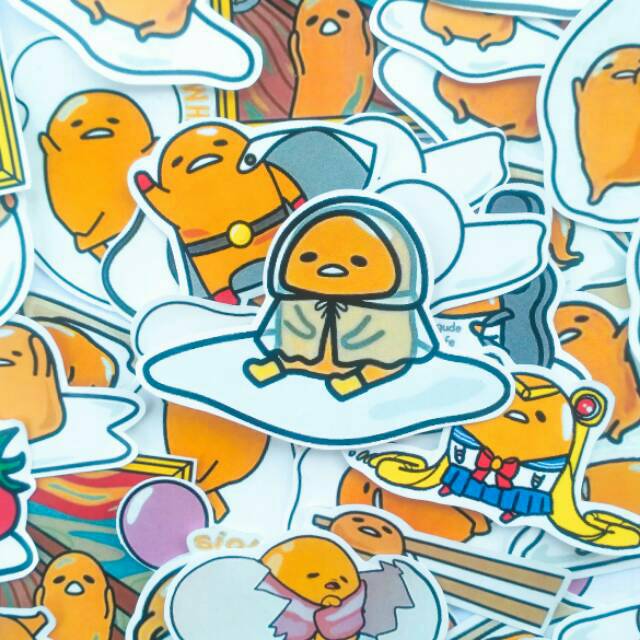 

Gudetama Removable Sticker Pack include 30 pcs Aesthetic Korean