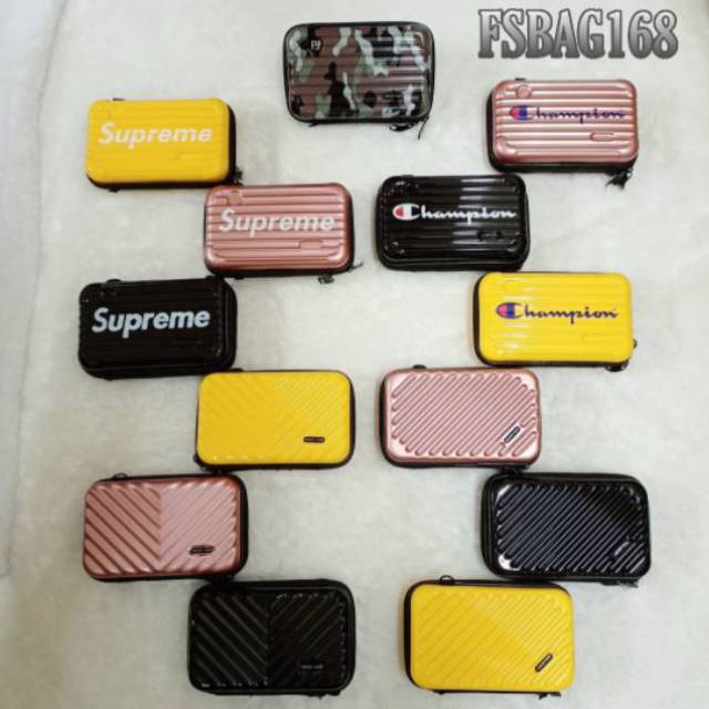 [ READY ] Tas selempang wanita koper Mini Tas make up tas hp tas wanita kekinian tas wanita terbaru tas wanita import tas mini selempang sling bag wanita tas wanita murah COD tas wanita forever young bag