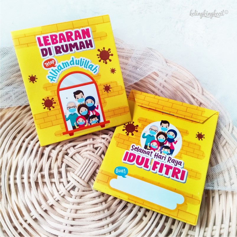 

AMPLOP LEBARAN ~ STAY HOME ~ KECIL