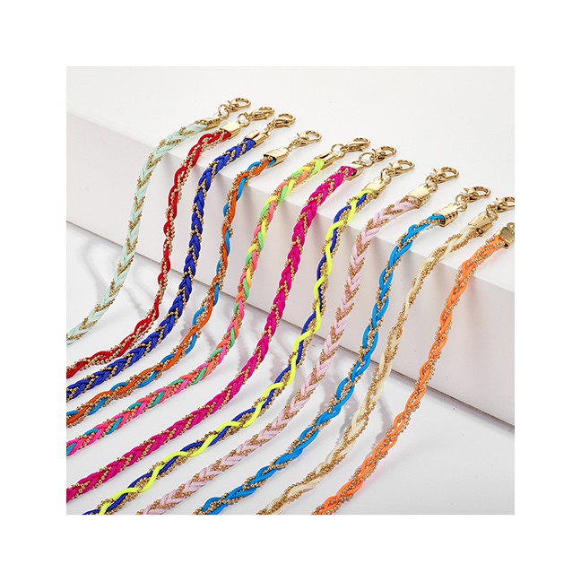 LRC Gelang Fashion Woven Twist Bracelet Single D61335