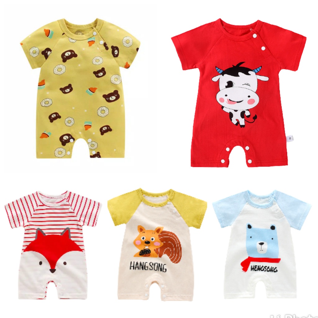 LittleAaron JUMPER IMPORT PENDEK BQ baju bayi imut lucu jumper bayi pendek import