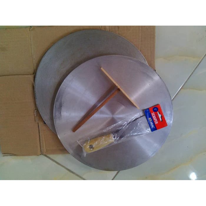 Promo New Wajan Kue Crepes Leker Wajan Datar Wajan Martabak Loyang Leker Krepes
