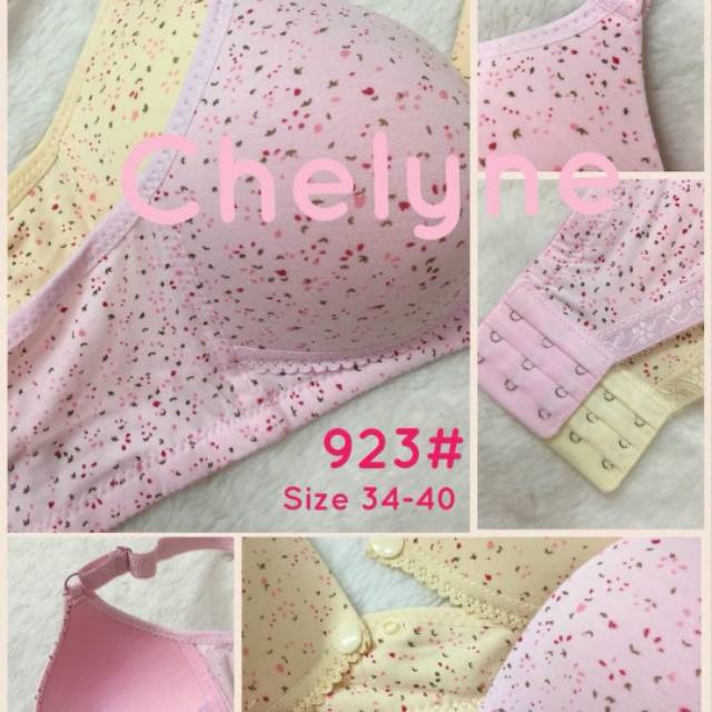 Bh Bra Menyusui Busui Nursing Bra Busa Tanpa Kawat Bra Hamil Chelyne 923 Murah