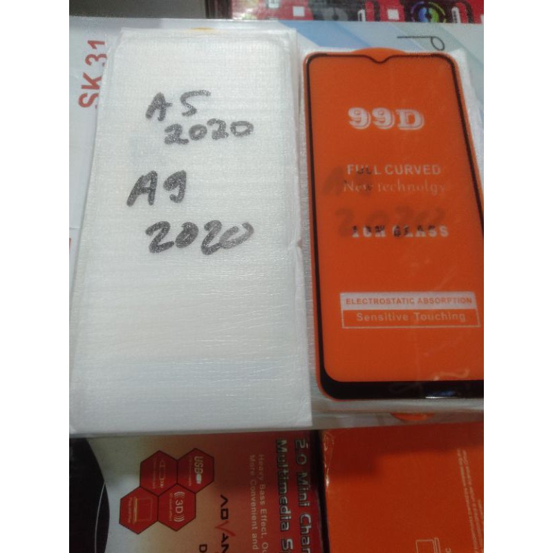 TG Tempered Glass Oppo A5 A9 2020 Anti Gores full layar Kaca