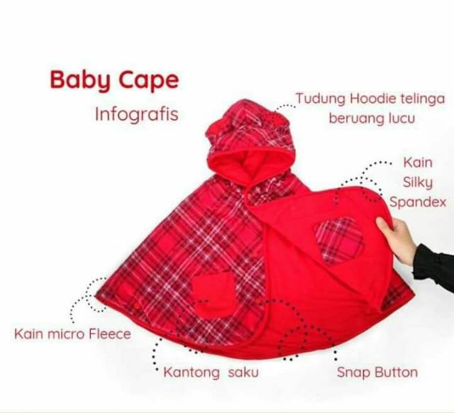 Paket Kado Set Baby Cape + Booties CuddleMe Paket Bundling Babycape Booties CuddleMe