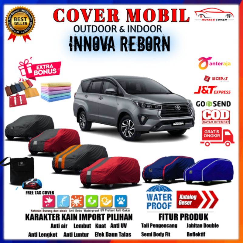 Body Car Cover Mobil Innova Reborn Sarung Mobil Inova / Tutup Selimut Mantel Penutup Jas Kerudung