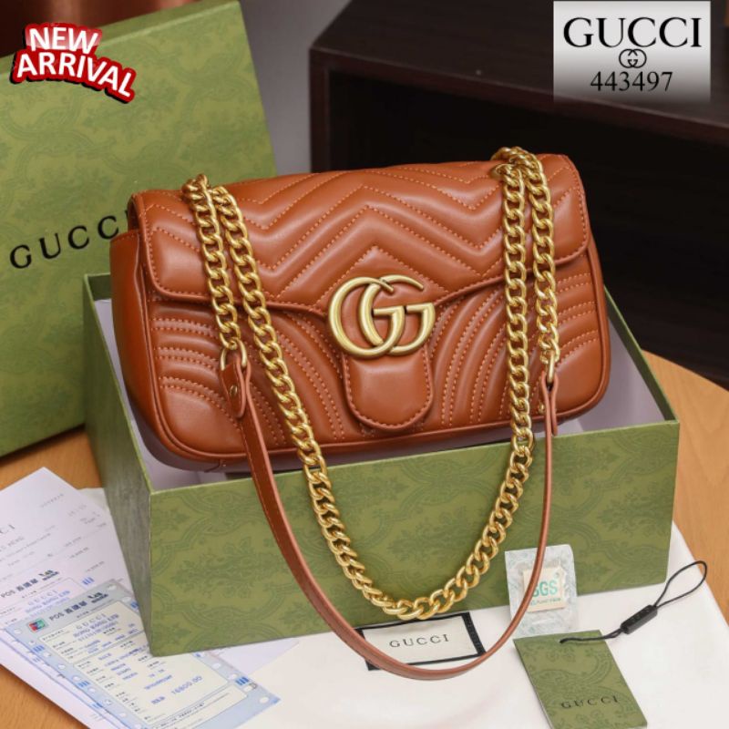 Gucci GG Marmount Matelasse a feminine Shoulder 443497 #11