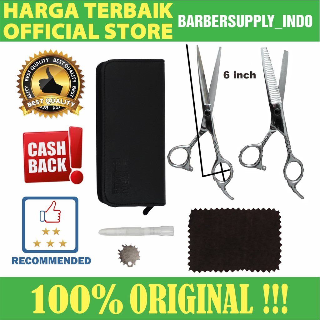 Gunting Potong Dan Gunting Blending Koryu Nikko 6 inch