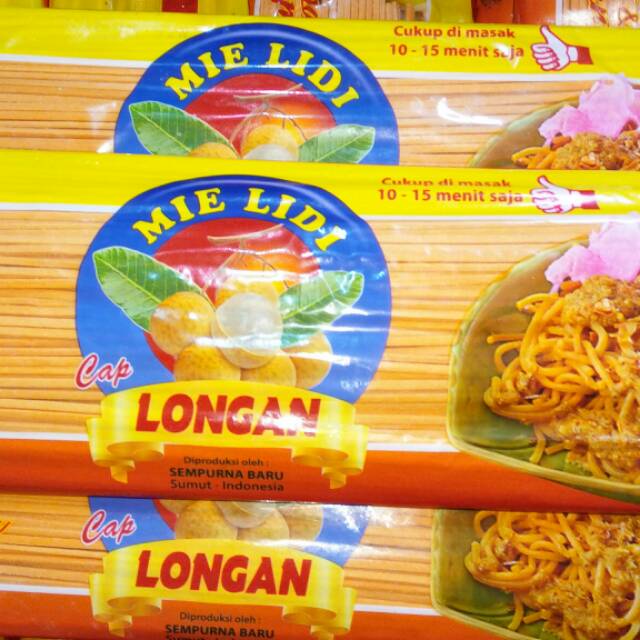 

Mie Lidi / Mie Aceh / Mie Gomak Khas Medan ( 500 Gr ) Merk Longan